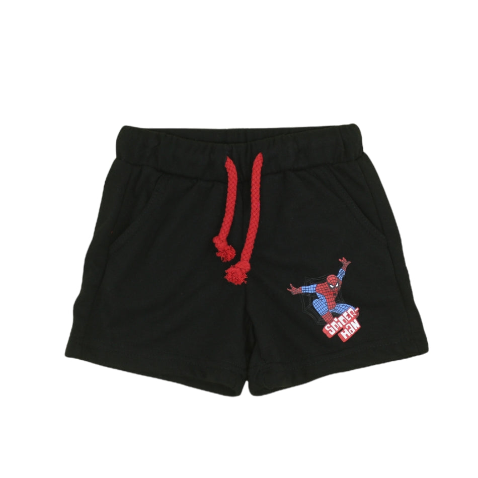 H&M Pull On Shorts with Functional Drawstring - Spiderman