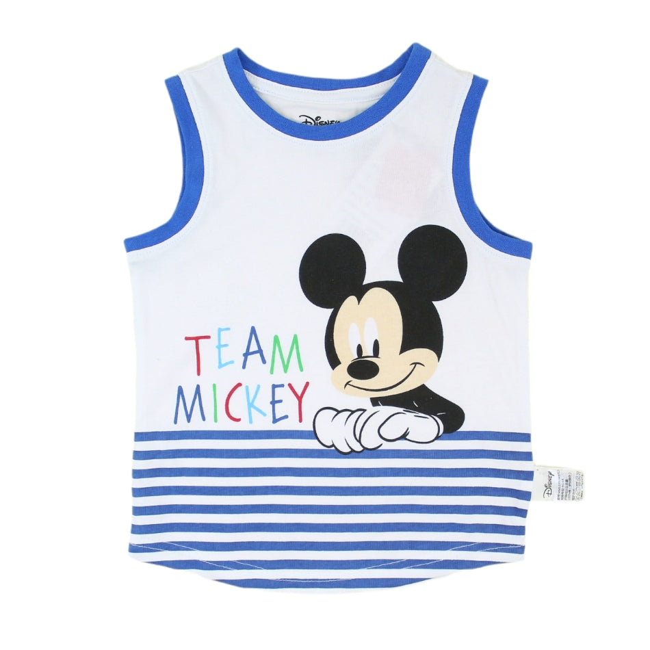 Disney Printed Vest And Shorts Set - Team Mickey