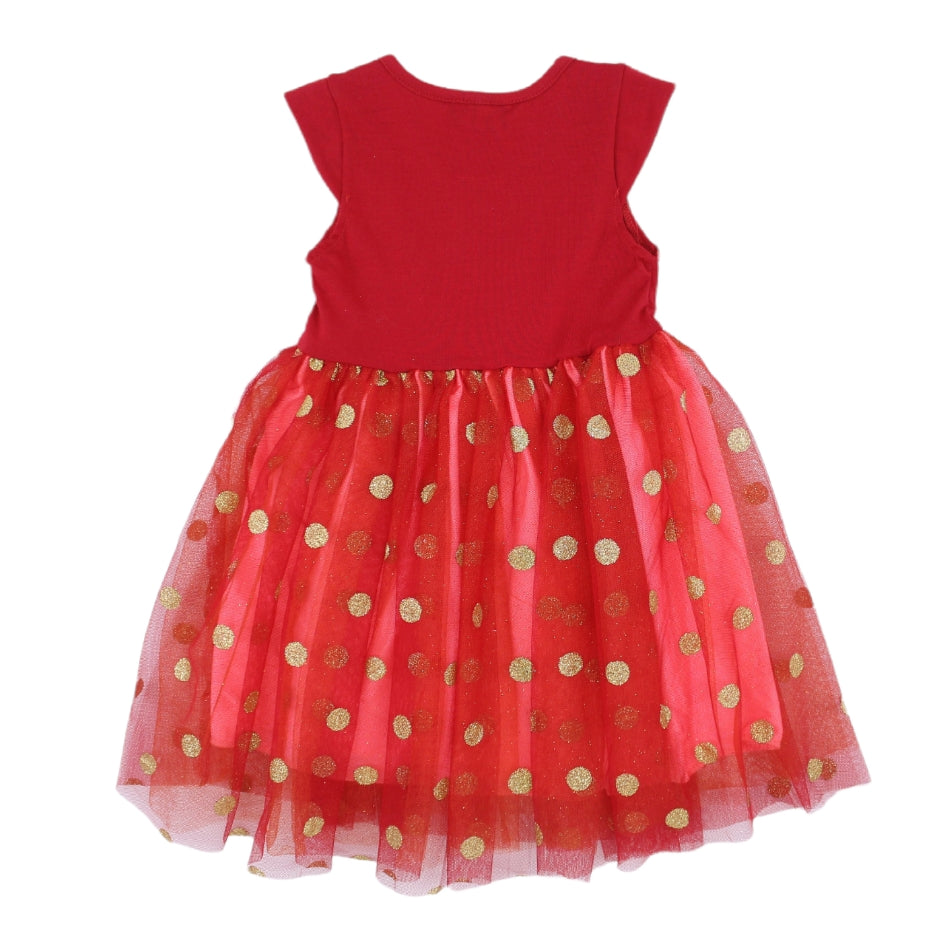 Lilt Ombre Tutu Dress With Gold Dots - Butterfly