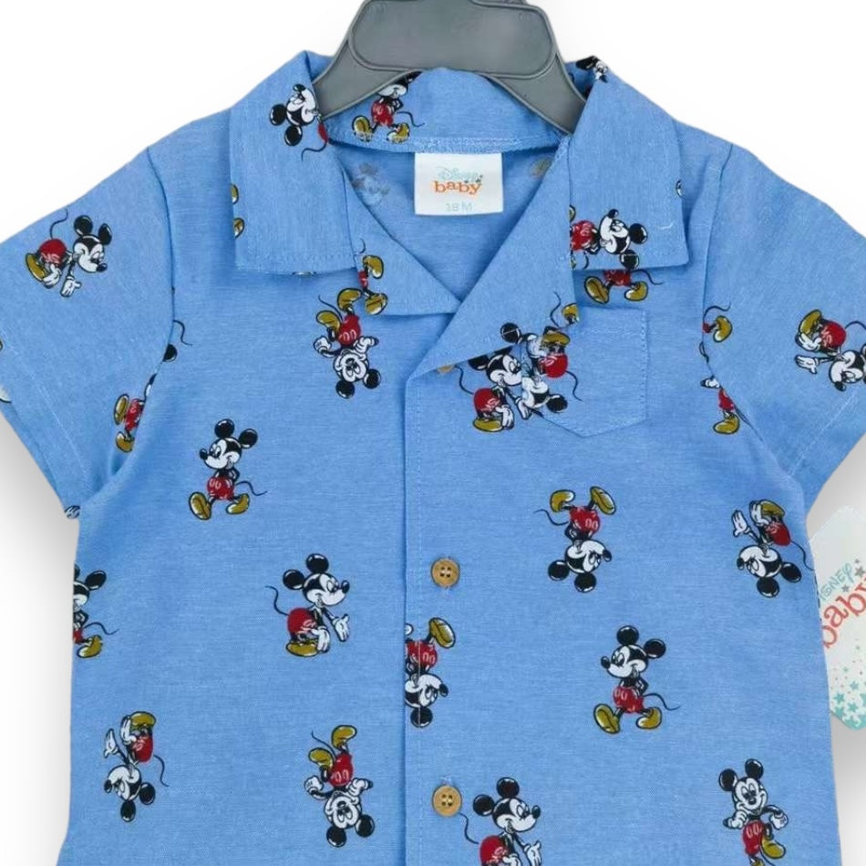 Disney Baby 2 Pc Shirt And Shorts Set - Mickey Mouse