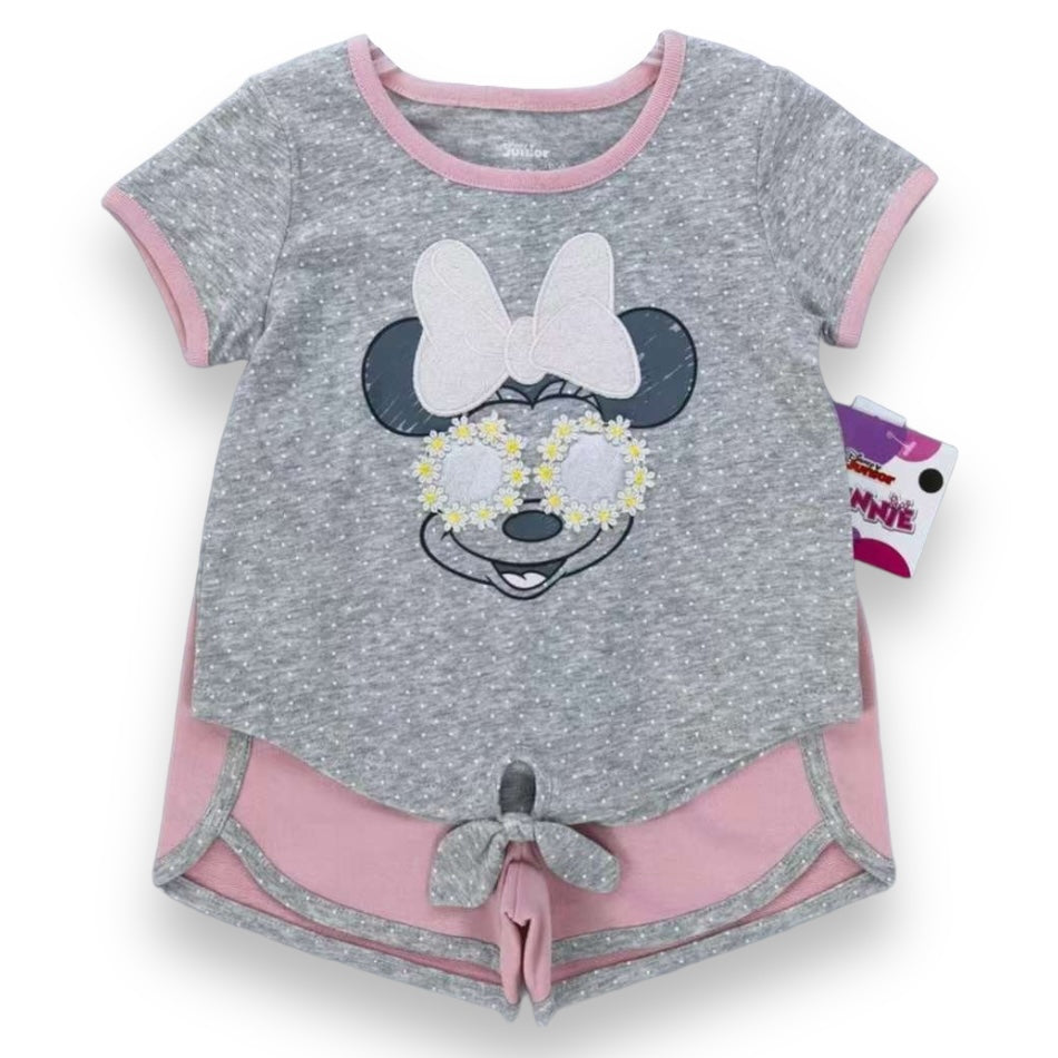 Disney Junior 2 Pc T-Shirt & Short Set - Minnie Mouse