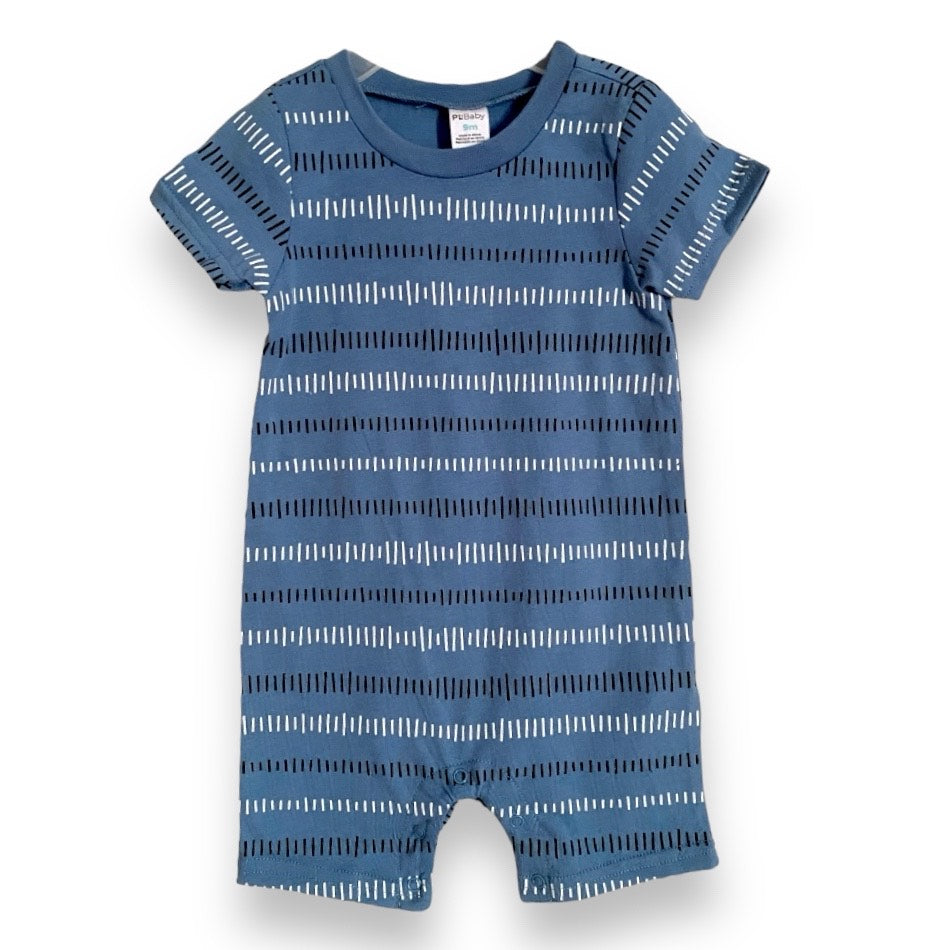 PL Baby Printed Cotton Bodysuit - Stripes