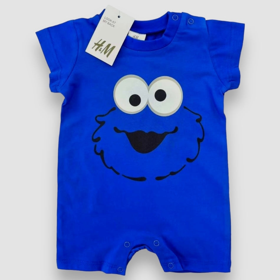 Printed Bodysuit - Cookie Monster