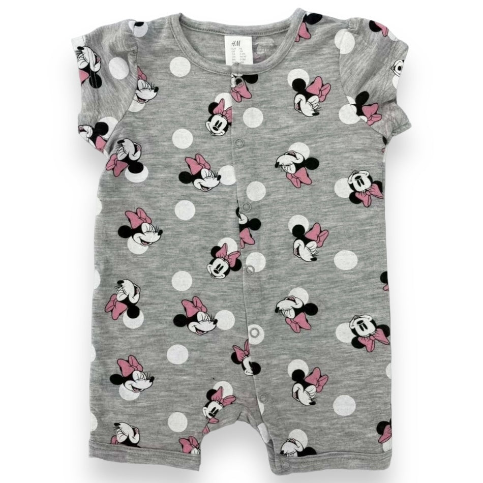 Button Down Printed Bodysuit - Minnie