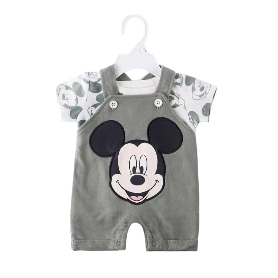 Disney 2 Pc Dungaree & T-Shirt Set - Mickey