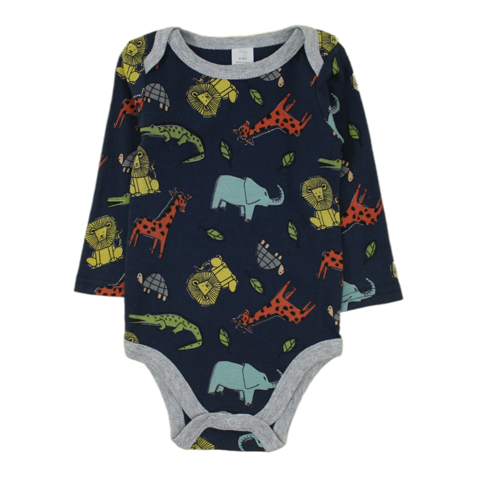 Baby Kiss 3 Pk Full Sleeves Cotton Bodysuits - Adventure Is Out There