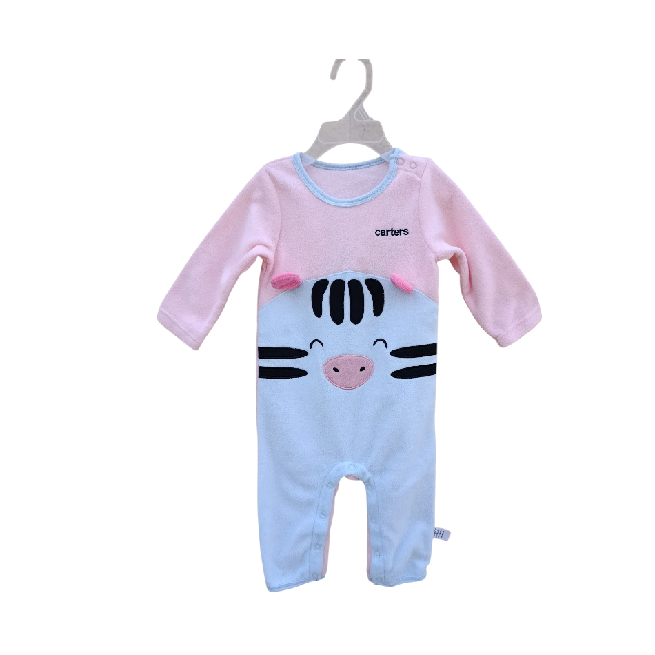 Fleece Footed Sleeper - Cow