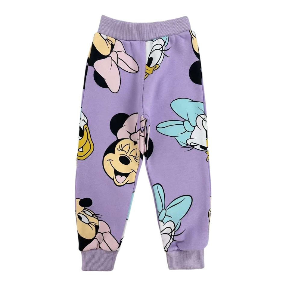 2 Pc Fleece Lined Sweatshirt And Pant Set - Minnie/Daisy