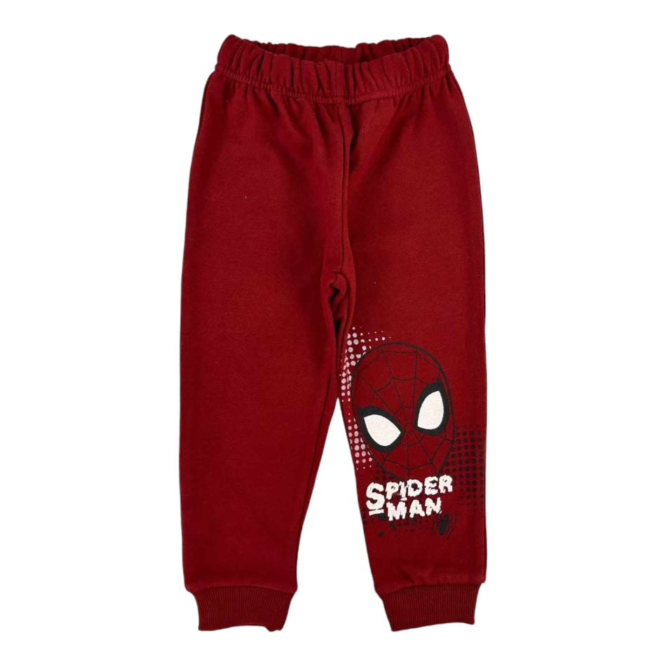 2 Pc Fleece Lined Sweatshirt And Pant Set - Spiderman