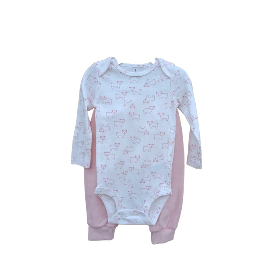 3 Pc Fleece Lined Jacket, Pants And Full Sleeves Bodysuit  Set