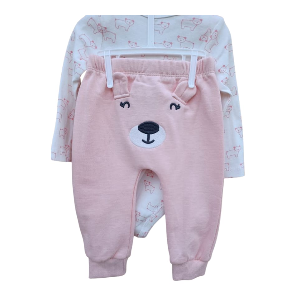 3 Pc Fleece Lined Jacket, Pants And Full Sleeves Bodysuit  Set