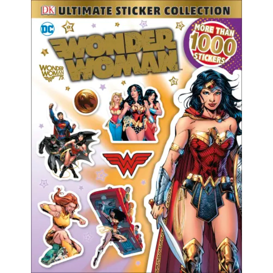 DC Wonder Woman Ultimate Sticker Collection (With More Than 1000 STICKERS)