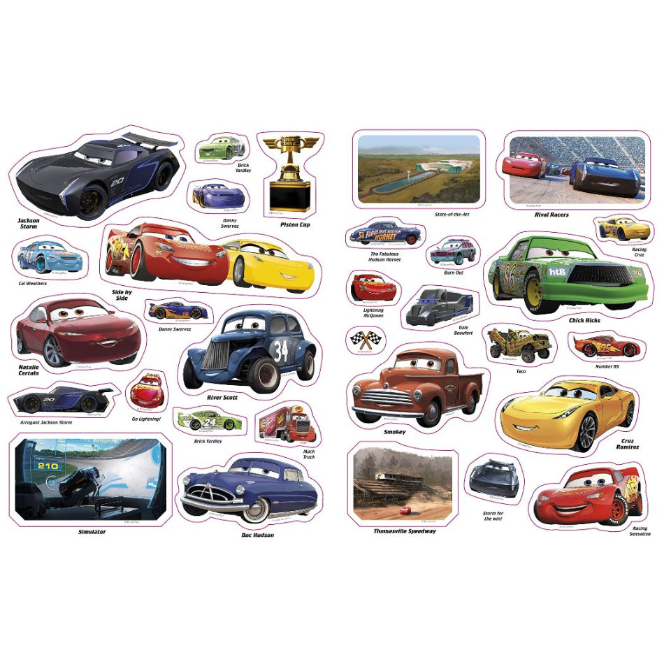 Ultimate Sticker Book: Disney Pixar Cars 3 (More Than 60 Stickers)