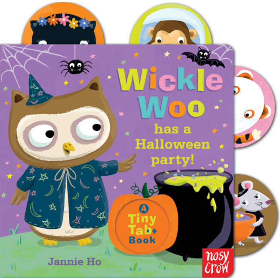 Wickle Woo Has a Halloween Party - A Tiny Tab Book