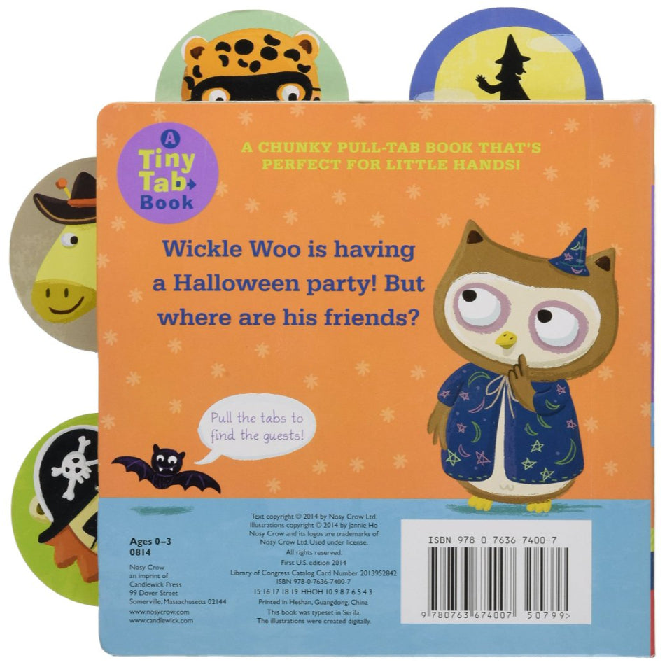 Wickle Woo Has a Halloween Party - A Tiny Tab Book