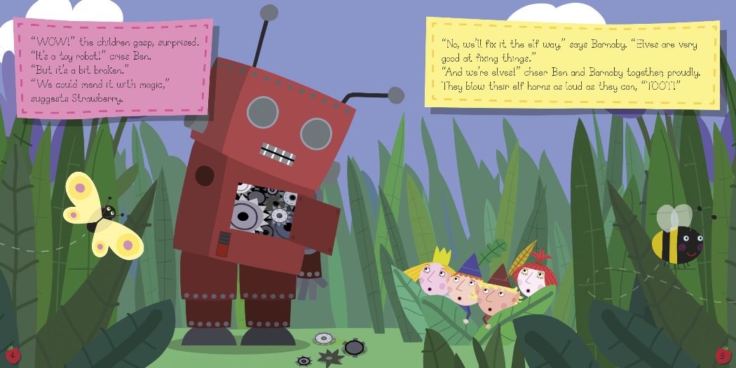 The Toy Robot Storybook (Ben & Holly's Little Kingdom)