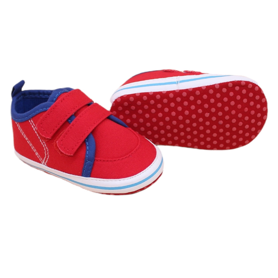 Slip On Sneakers (Red & Blue) - Prewalker