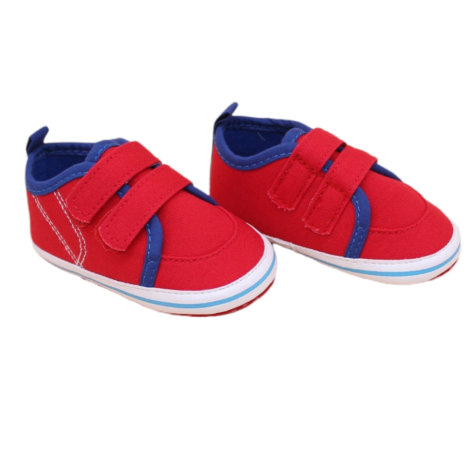 Slip On Sneakers (Red & Blue) - Prewalker