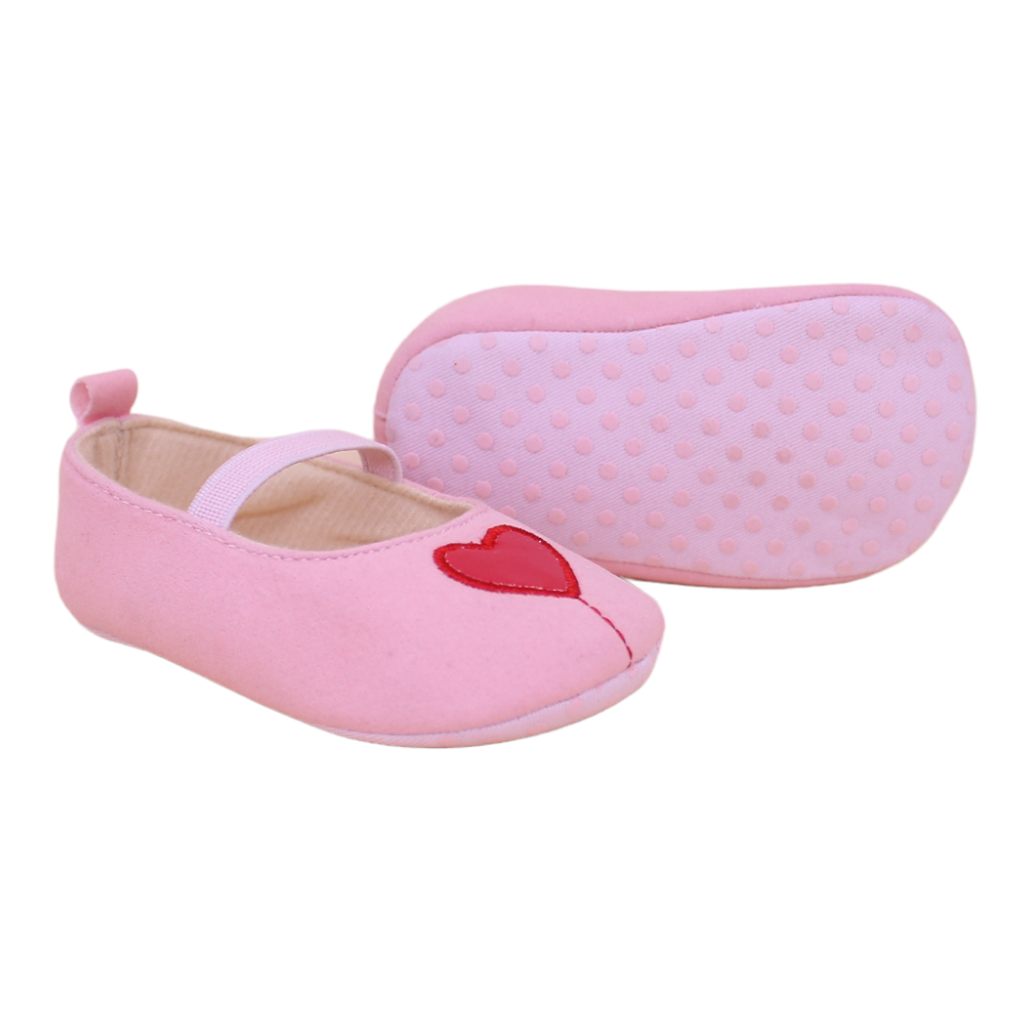 Slip On Shoes (Pink Heart) - Prewalker