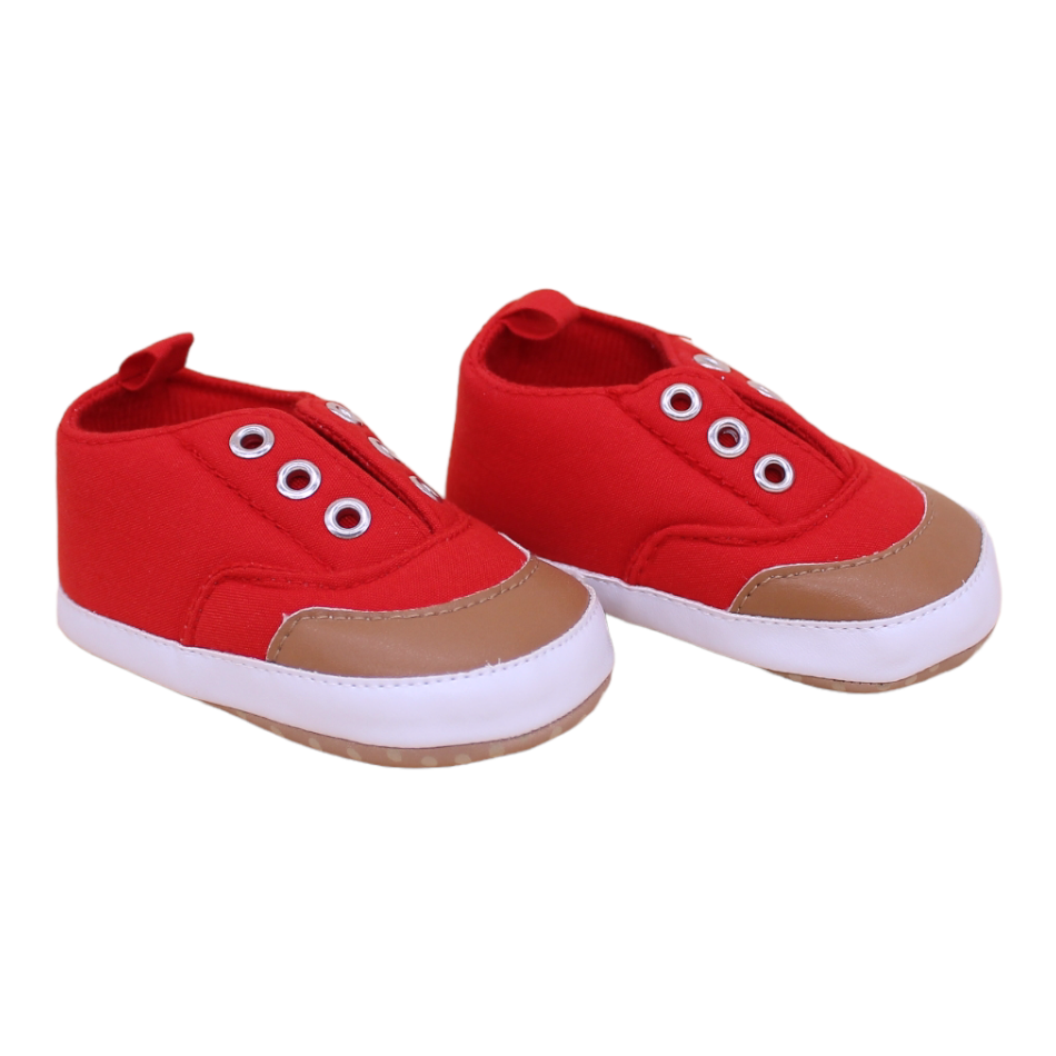 Slip On Sneakers (Red) - Prewalker