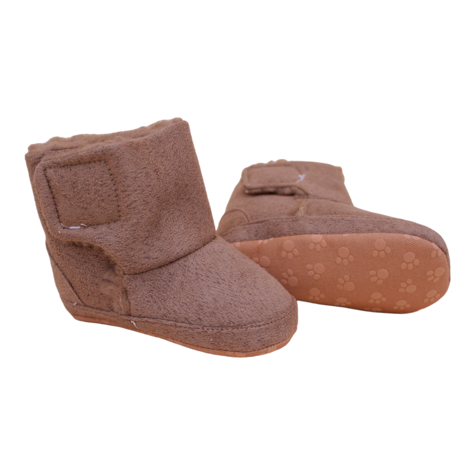 Pat Pat Cozy Soft Sole Baby Boots - Brown