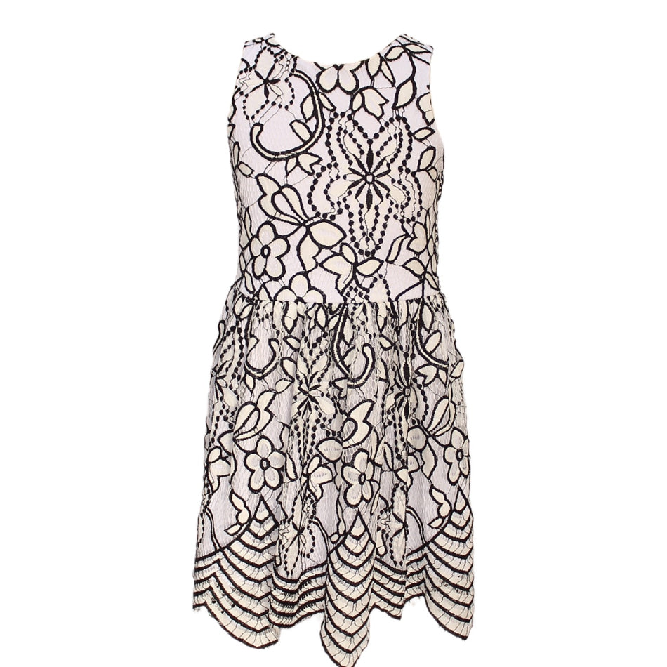 Laundry By Shelli Segal Floral Lace Dress