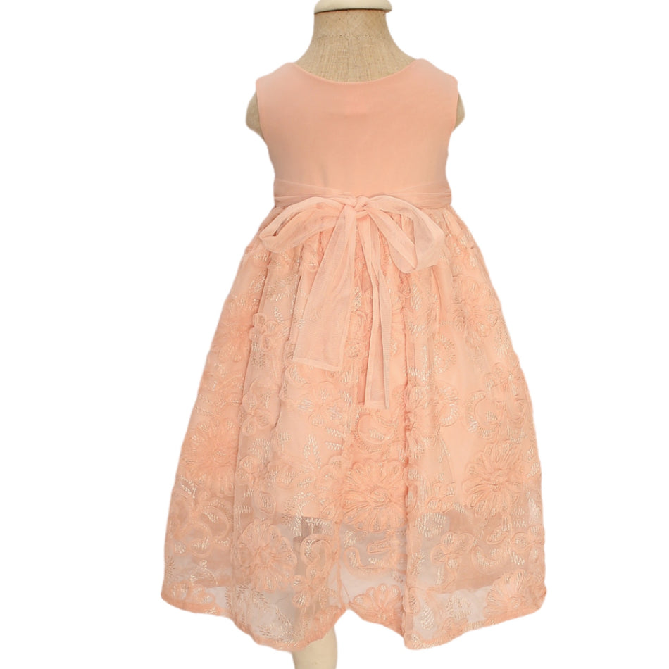 Bonnie Jean High Low Floral Lace Dress