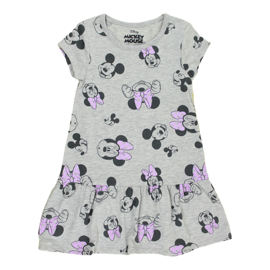 Disney All Over Print Dress - Minnie & Mickey