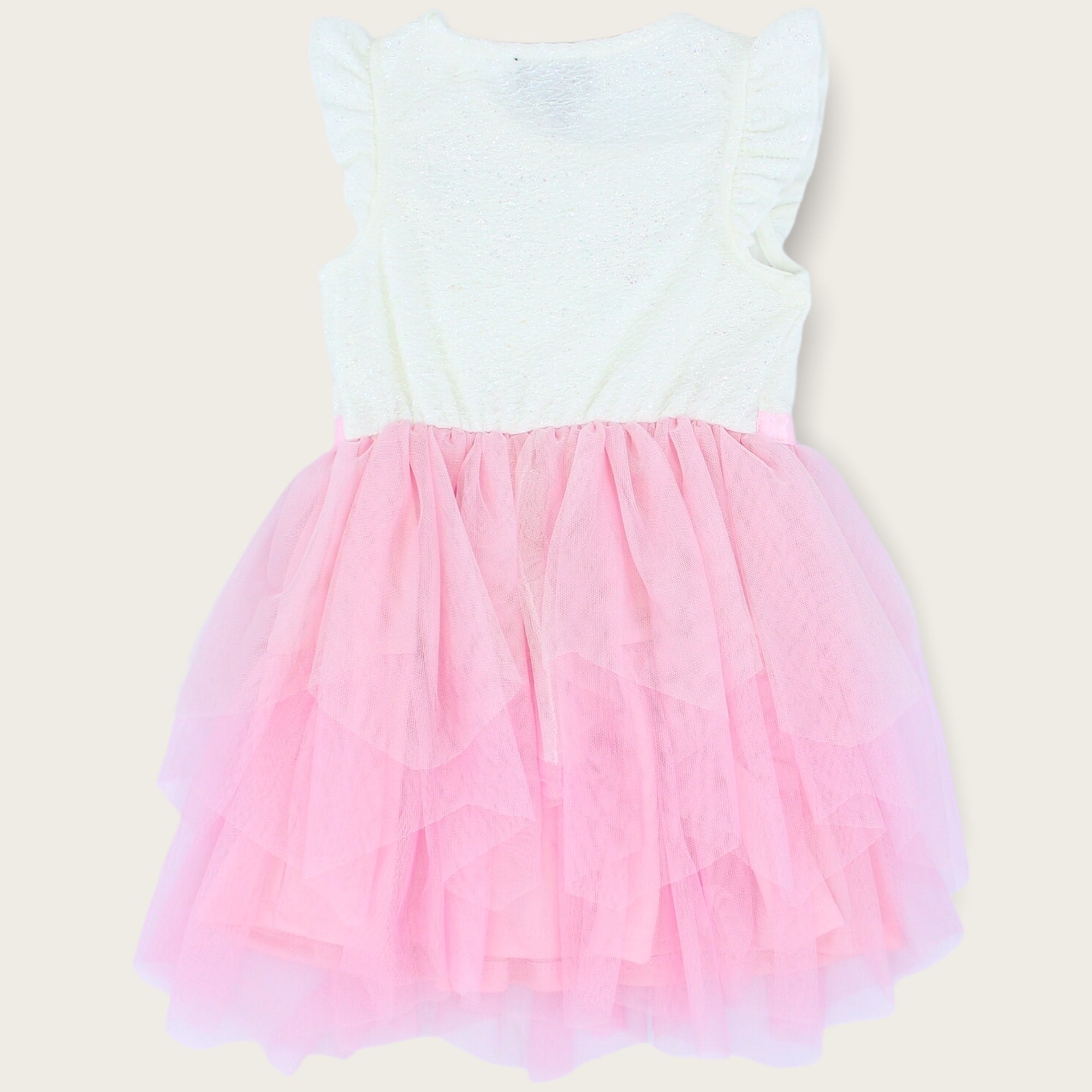 Zunie Sparkle Bodice Tutu Dress With Asymmetrical Skirt