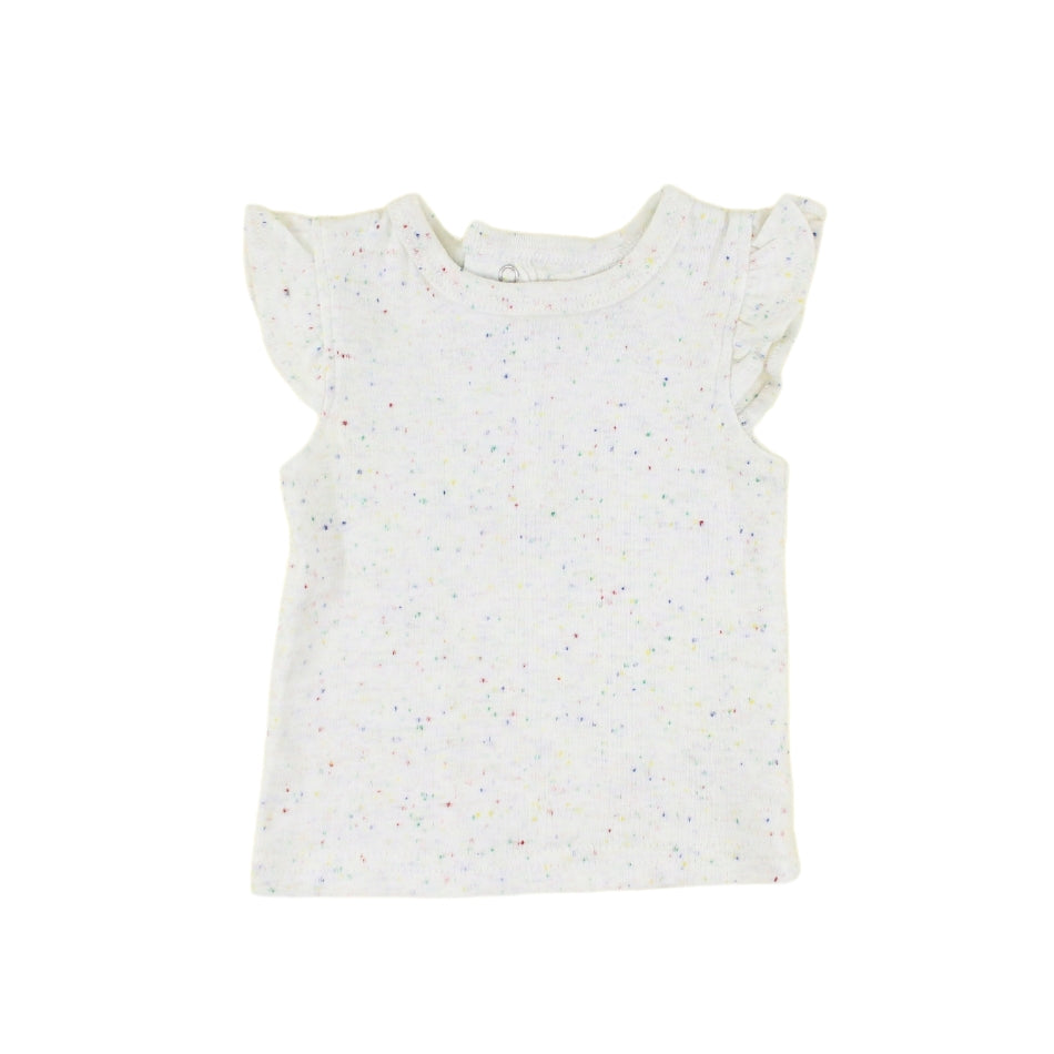 Always Loved  3 Pc T-Shirt And Shorts Set - Confetti