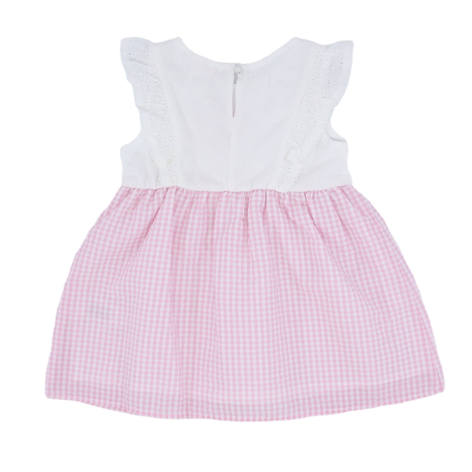 Robe De Fête Pour Petite Fille Youngland - Taille 2T, Rose à Pois Blancs, Sans Manches - Occasion En Très Bon état