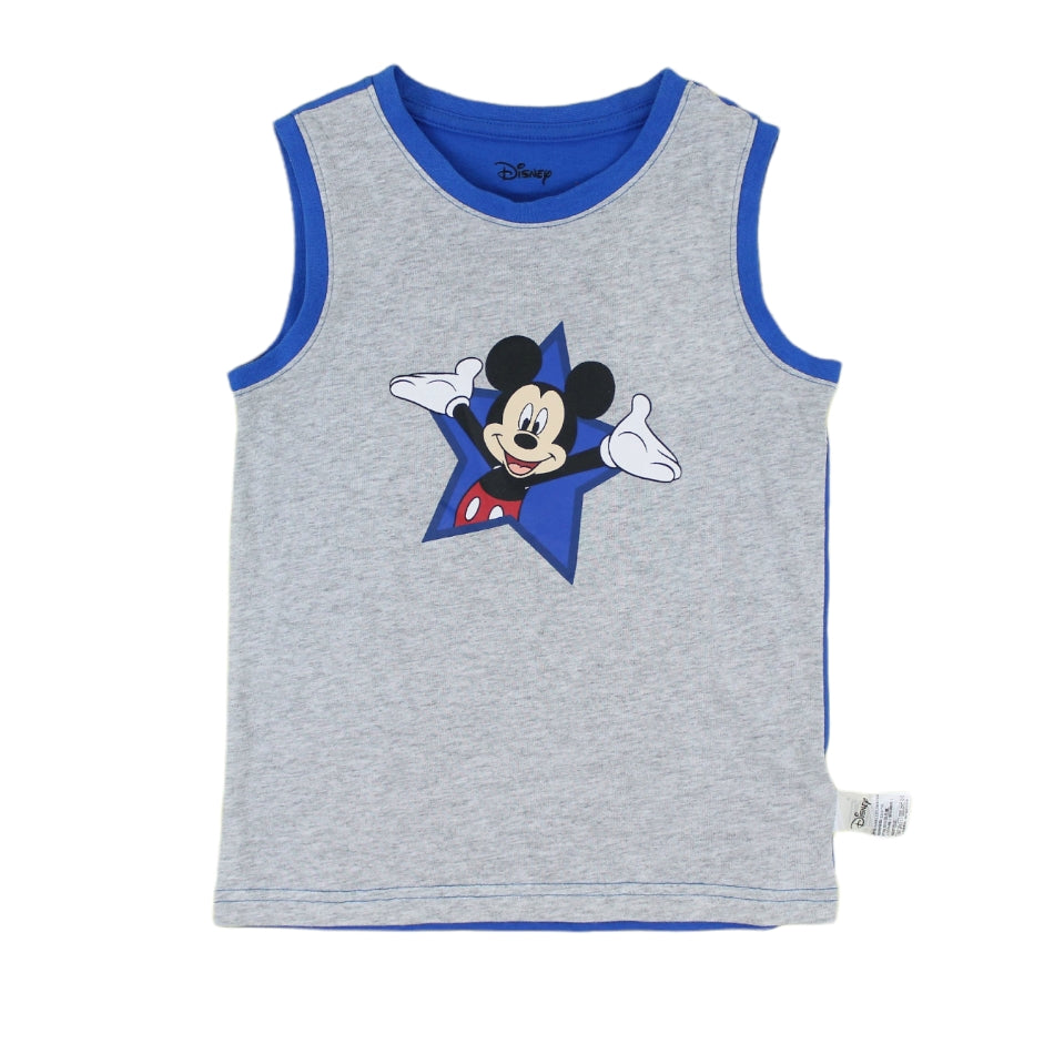 Disney Printed Vest And Shorts Set - Star Mickey