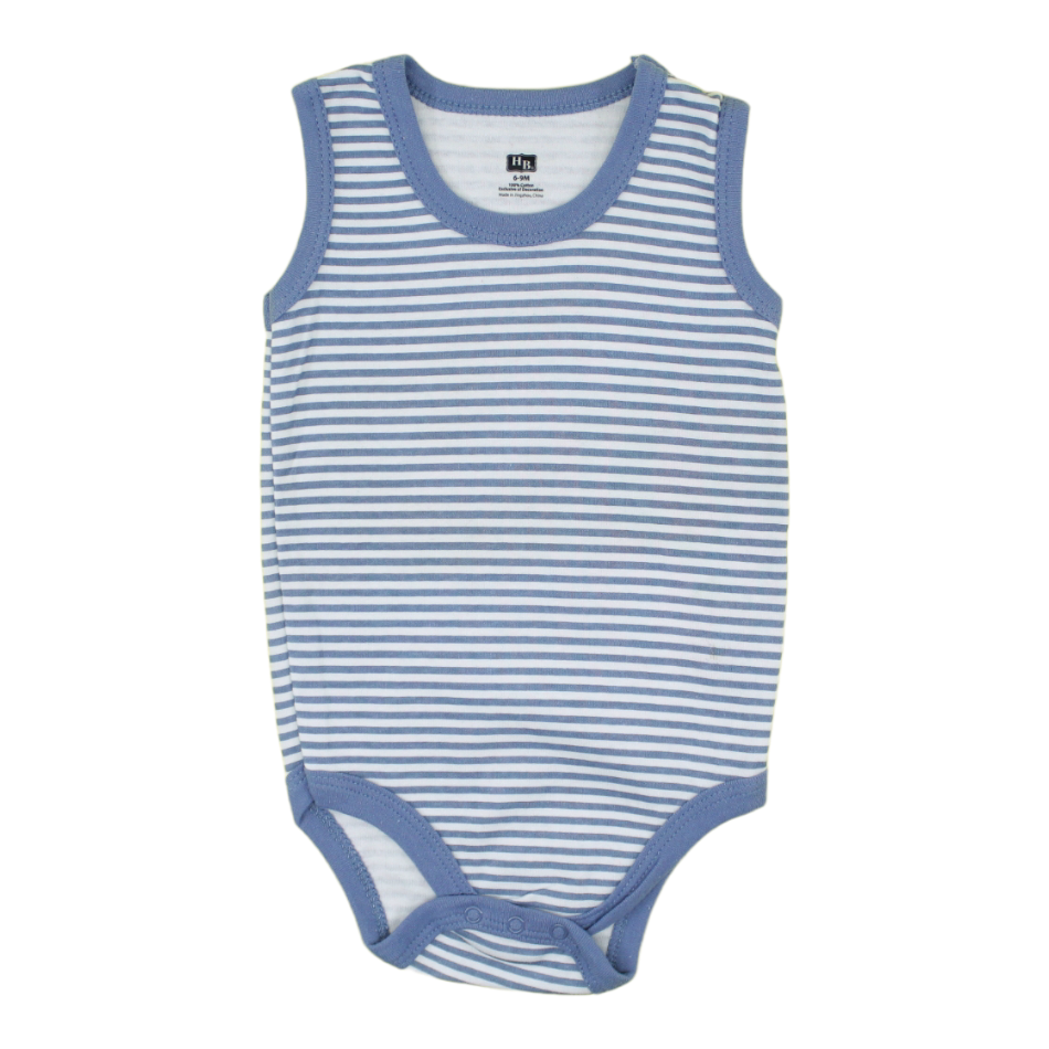 Hudson Baby Sleeveless Bodysuit - Stripes