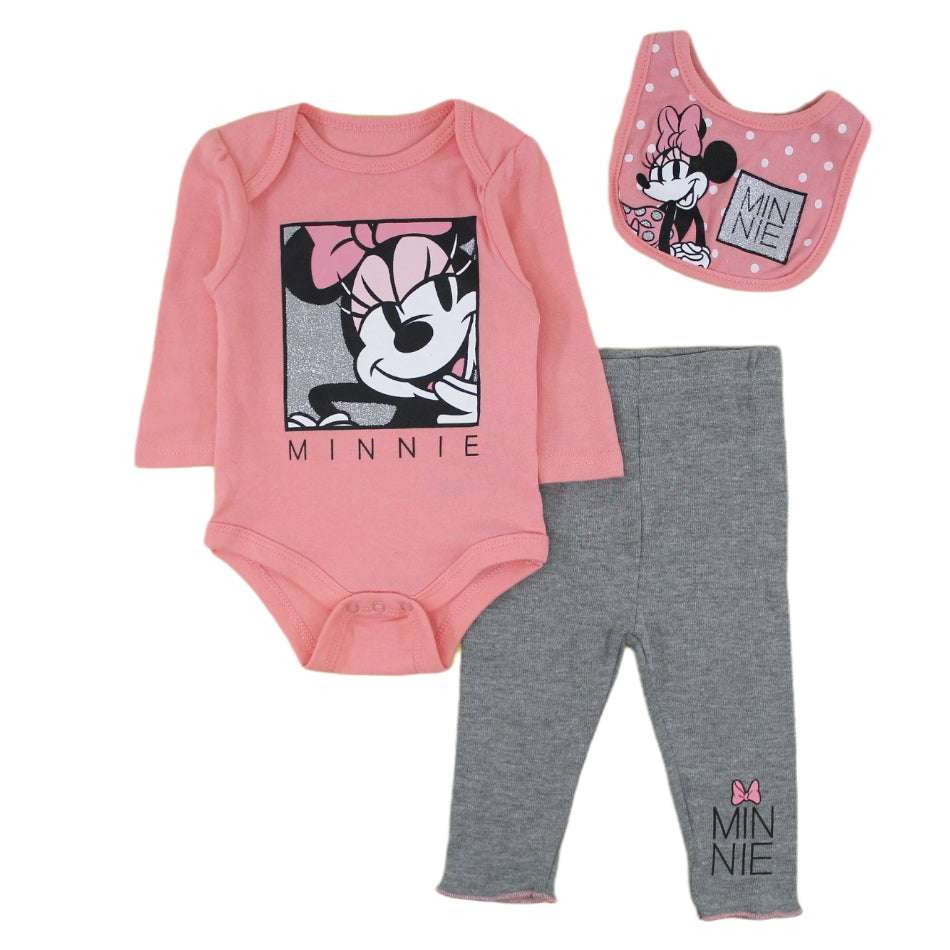 Disney 3 Pc Layette Set - Sparkle Minnie