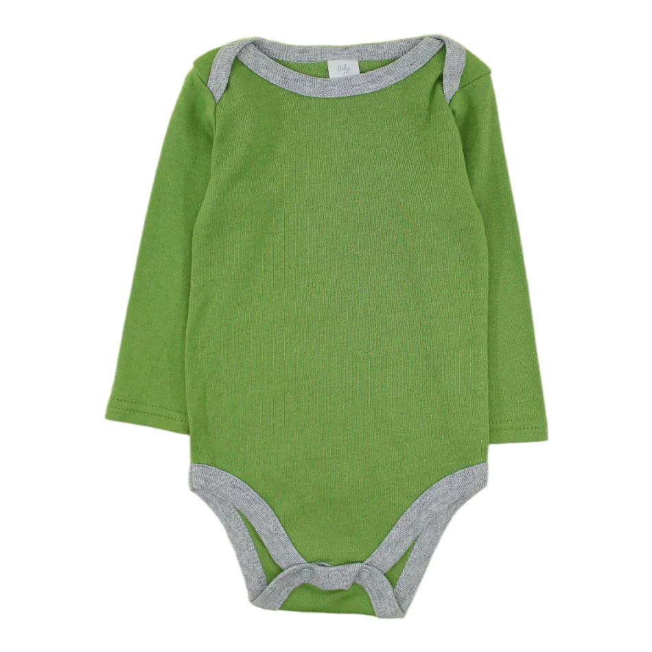 Baby Kiss 3 Pk Full Sleeves Cotton Bodysuits - Little Dino Dude