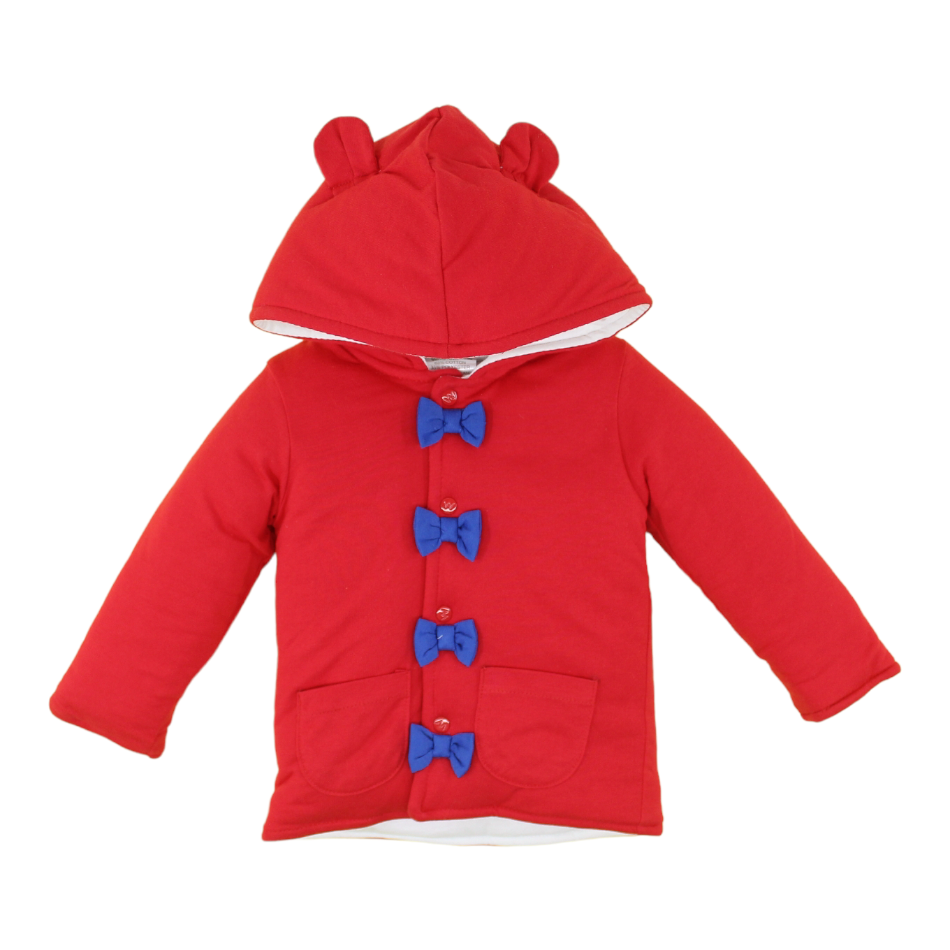 Wonderchild 2 Pc Thick Padded, Hooded Jacket And Pants Set - Bows/Hearts