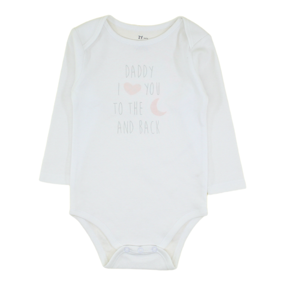 Prenatal 2 Pc Romper And Fleece Dungaree Set - Daddy I Love You