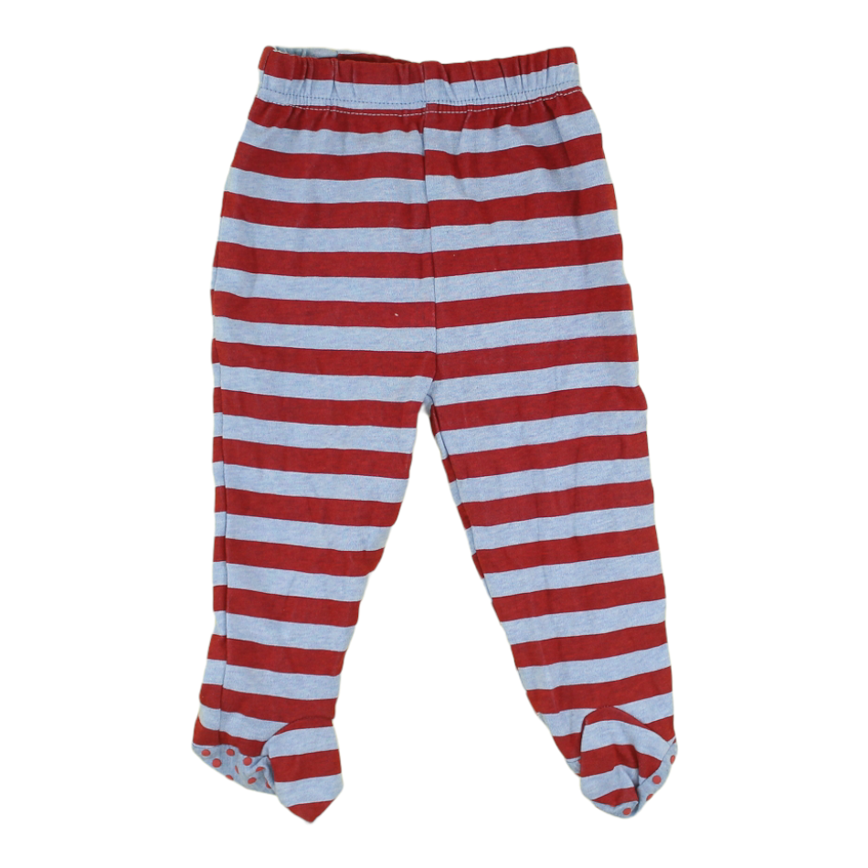 Cotton Striped Footed Pajamas – Maya's Closet