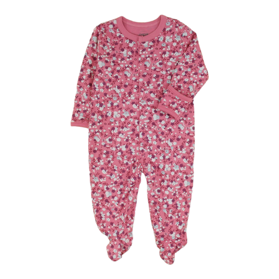 Mamas & Papas 3 Pk Cotton Footed Sleepers - All Over Floral