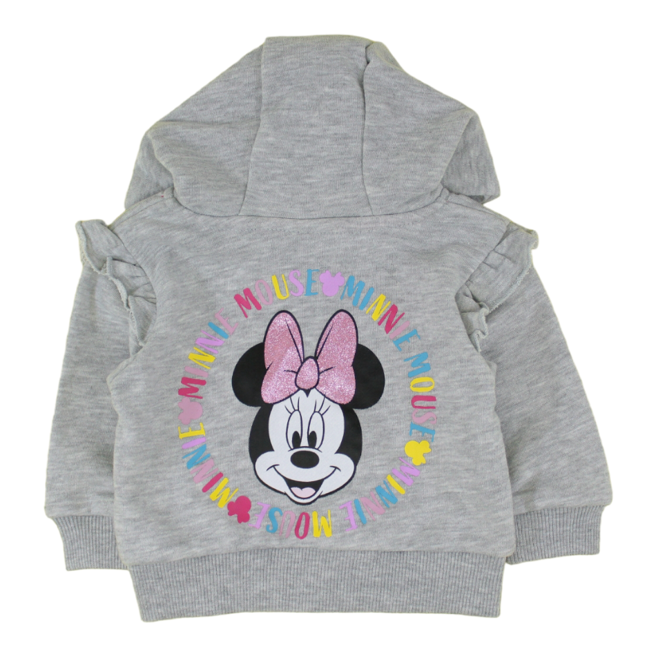 Disney Terry Zip Up Hooded Jacket - Rainbow Minnie