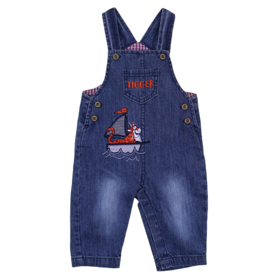 Full Length Chambray Dungarees - Tigger